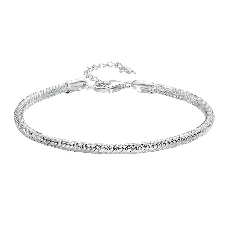 Plain Snake Chain Bracelet